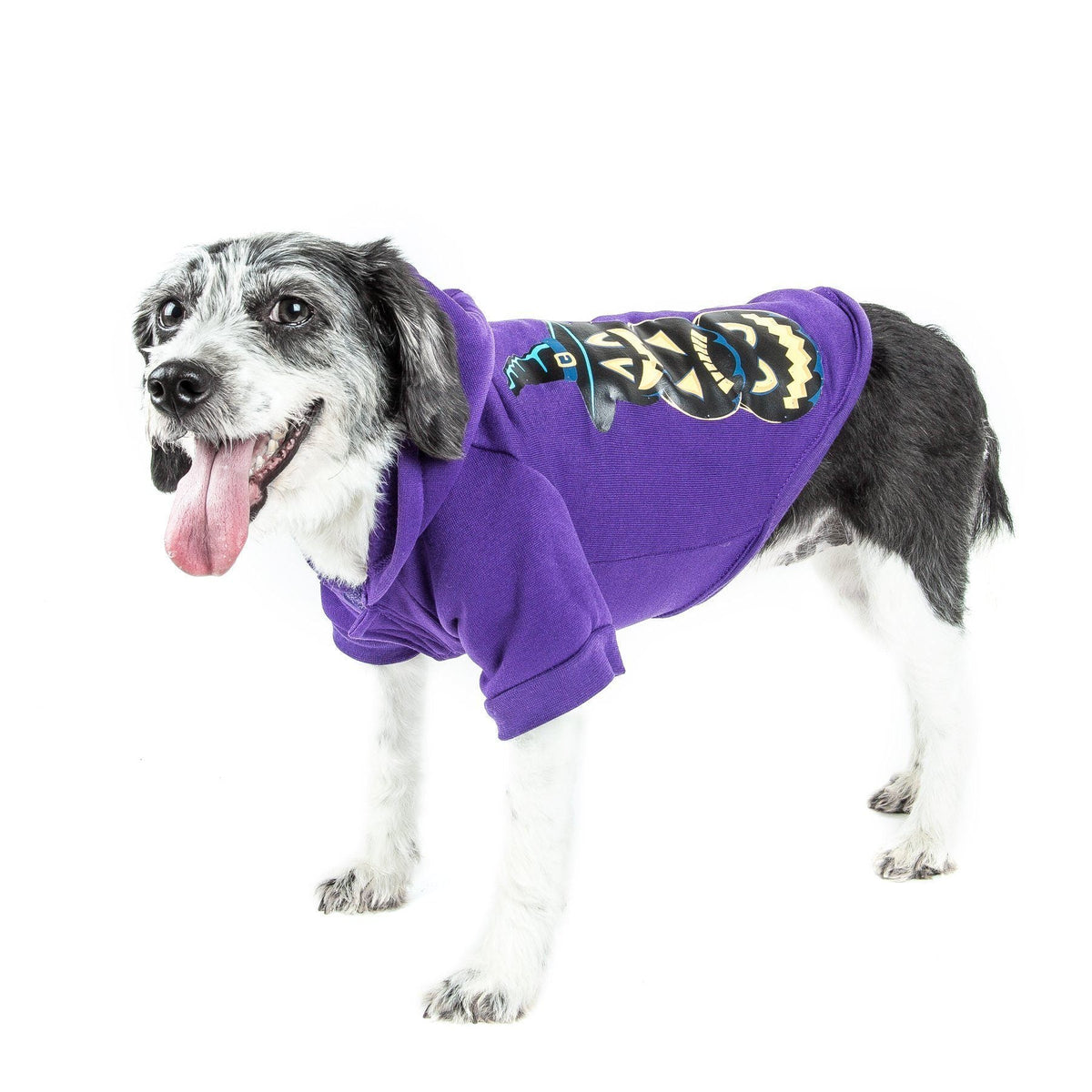 Pet Life ® LED Lighting Halloween Happy Snowman Hooded Dog Costume Sweater w/ Included Batteries